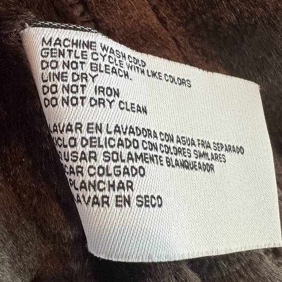 Johnson & Murphy Faux Fur Faux Suede Trimmed Women's Coat, size XL, see pics - Picture 13 of 15